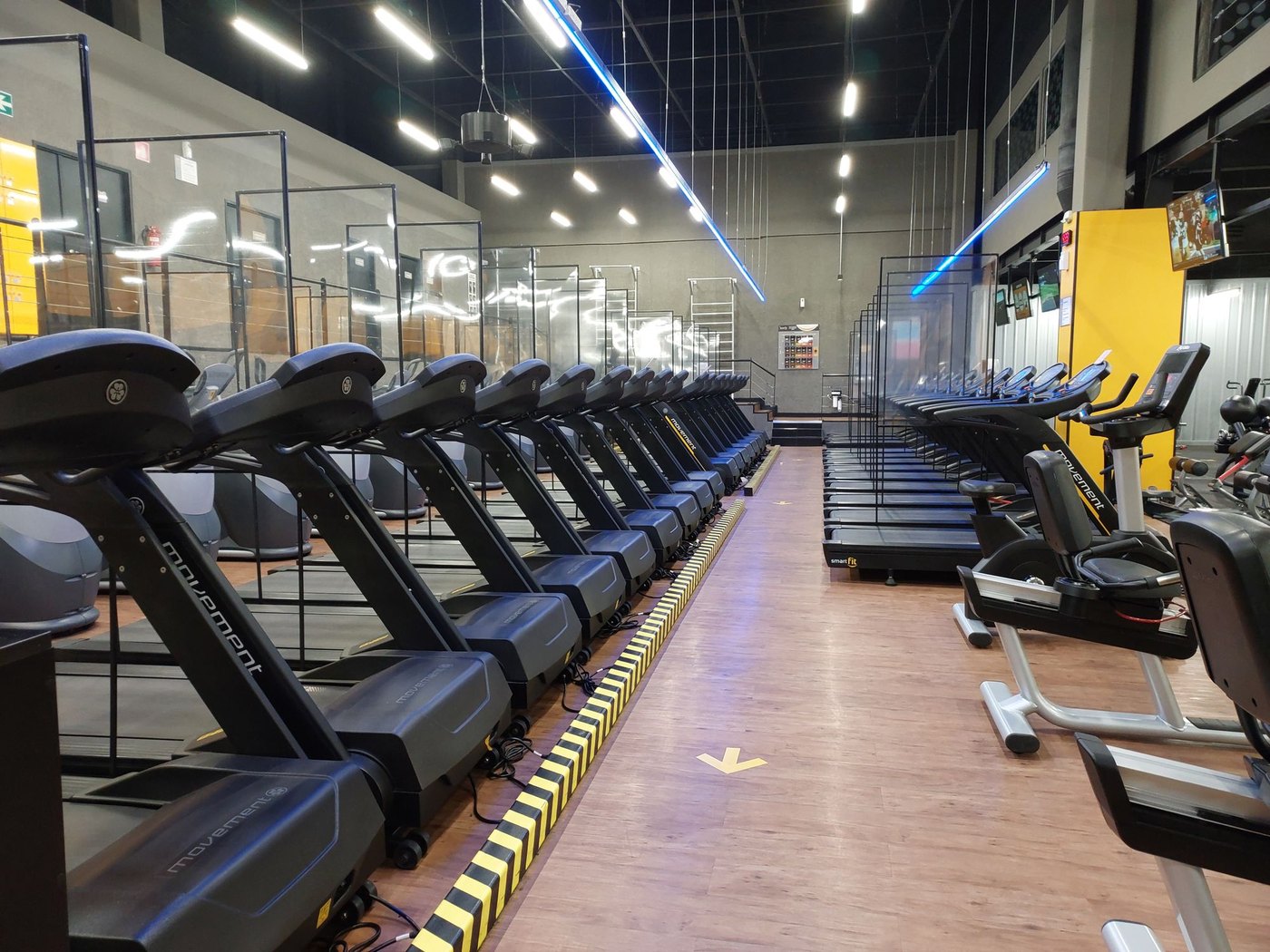 Zona cardiovascular del gimnasio