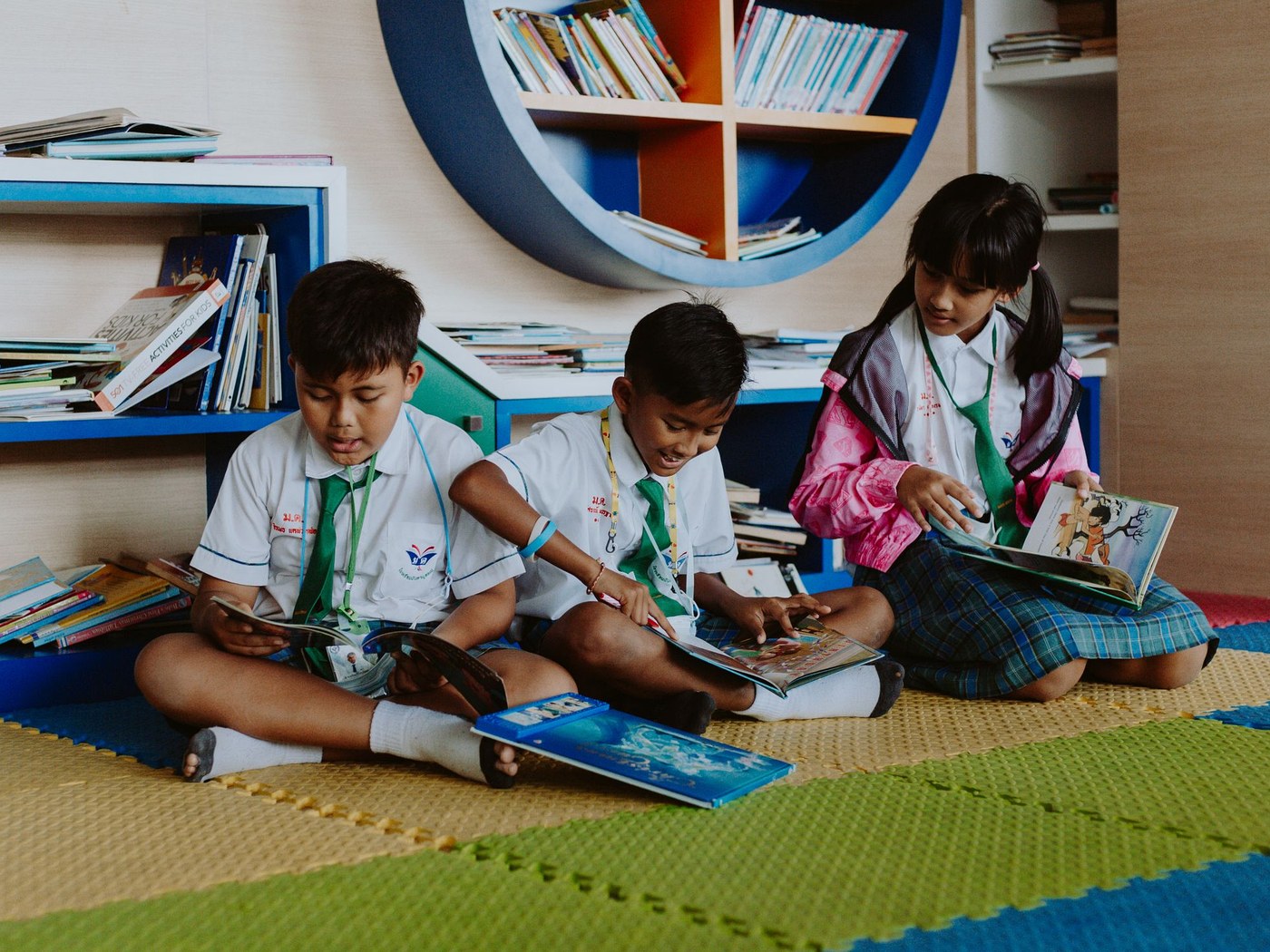 Salón de lectura infantil de AquaLodge