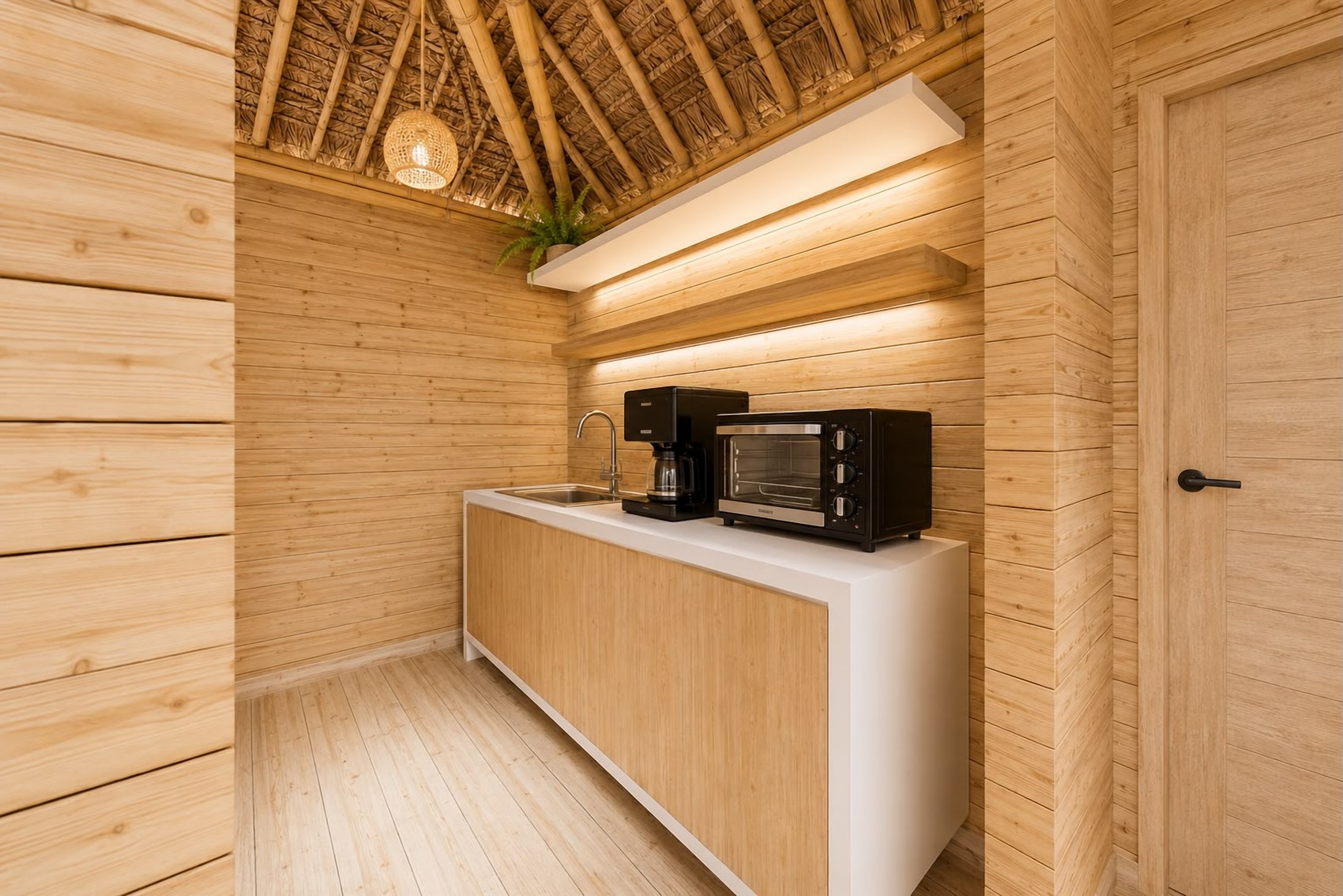 Cocina equipada de la Villa Premium — AQUALODGE
